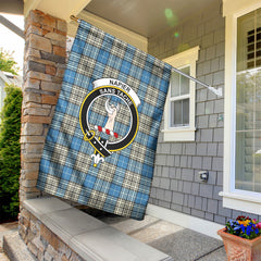 Napier Ancient Tartan Crest Garden Flag