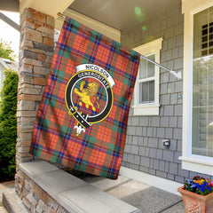Nicolson Ancient Old Tartan Crest Garden Flag