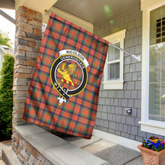 Nicolson Ancient Tartan Crest Garden Flag