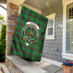 Orrock Tartan Crest Garden Flag