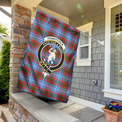 Pennycook Tartan Crest Garden Flag