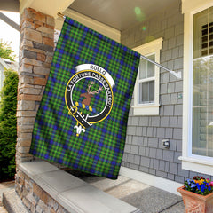 Rollo Modern Tartan Crest Garden Flag