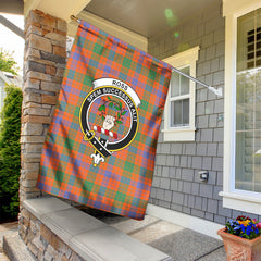 Ross Ancient Tartan Crest Garden Flag