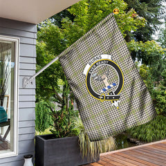Burns Check Tartan Crest Garden Flag