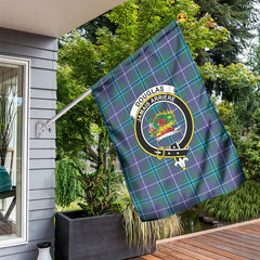 Douglas Modern Tartan Crest Garden Flag
