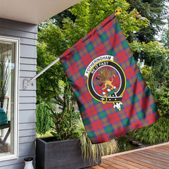 Fotheringham Tartan Crest Garden Flag