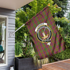 Lumsden Tartan Crest Garden Flag