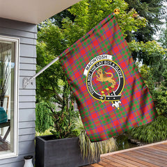 MacIntosh Modern Tartan Crest Garden Flag
