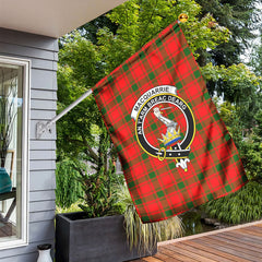MacQuarrie Tartan Crest Garden Flag