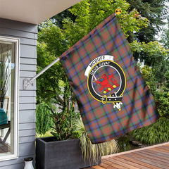 McDuff Hunting Modern Tartan Crest Garden Flag
