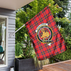McGillivray Modern Tartan Crest Garden Flag