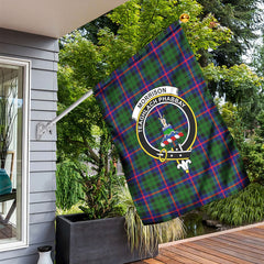 Morrison Modern Tartan Crest Garden Flag