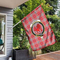 Moubray Tartan Crest Garden Flag