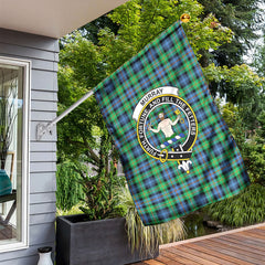 Murray of Atholl Ancient Tartan Crest Garden Flag