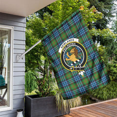 Newlands Tartan Crest Garden Flag