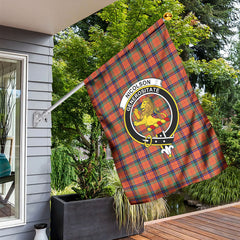 Nicolson Ancient Tartan Crest Garden Flag