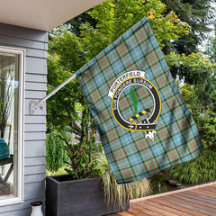 Porterfield Tartan Crest Garden Flag