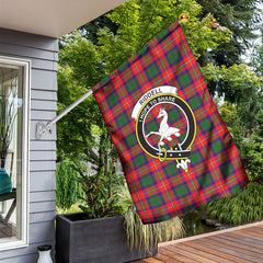 Riddell Tartan Crest Garden Flag