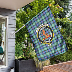 Sutherland Old Ancient Tartan Crest Garden Flag
