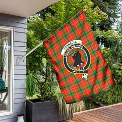Turnbull Dress Tartan Crest Garden Flag
