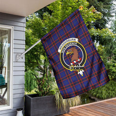 Wedderburn Tartan Crest Garden Flag