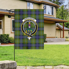 Fergusson Modern Tartan Crest Garden Flag