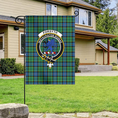 Forsyth Ancient Tartan Crest Garden Flag
