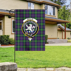 Inglis Modern Tartan Crest Garden Flag