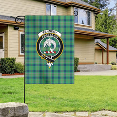 Kennedy Ancient Tartan Crest Garden Flag