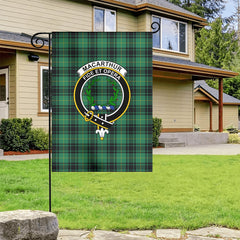 MacArthur Ancient Tartan Crest Garden Flag