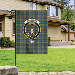McLellan Ancient Tartan Crest Garden Flag