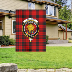 McLeod of Raasay Tartan Crest Garden Flag