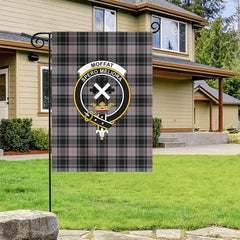 Moffat Modern Tartan Crest Garden Flag