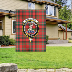 Monypenny Tartan Crest Garden Flag