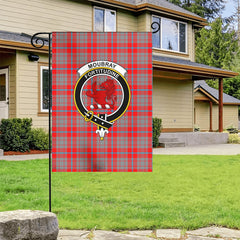 Moubray Tartan Crest Garden Flag