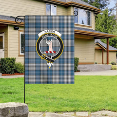 Napier Modern Tartan Crest Garden Flag