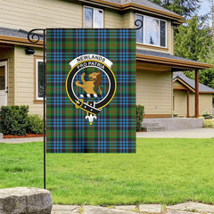 Newlands Tartan Crest Garden Flag