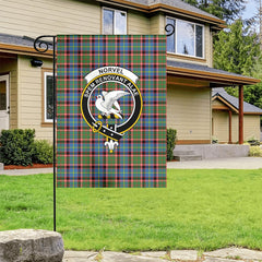 Norvel (or Norvill) Tartan Crest Garden Flag