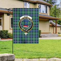 Rose Hunting Ancient Tartan Crest Garden Flag