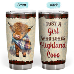 Just A Girl Who Loves Highland Coos Tumbler