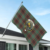 Buchan Ancient Tartan Crest House Flag