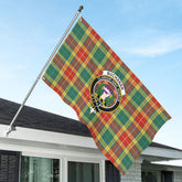 Buchanan Old Sett Tartan Crest House Flag