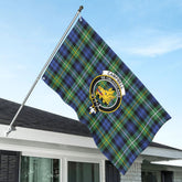 Campbell Argyll Ancient Tartan Crest House Flag
