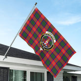 Charteris (Earl of Wemyss) Tartan Crest House Flag
