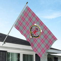 Crawford Ancient Tartan Crest House Flag