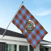 Crichton Tartan Crest House Flag