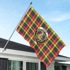 Dewar Tartan Crest House Flag