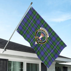 Donnachaidh Tartan Crest House Flag