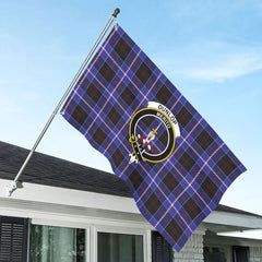 Dunlop Modern Tartan Crest House Flag