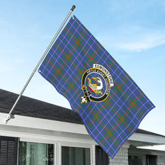 Edmonstone Tartan Crest House Flag